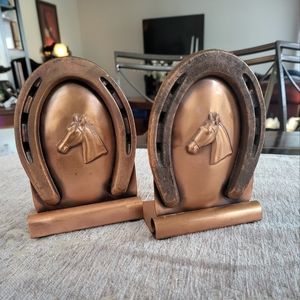 Vintage Gregorian Copper Bookends